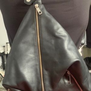 Black Backpack purse